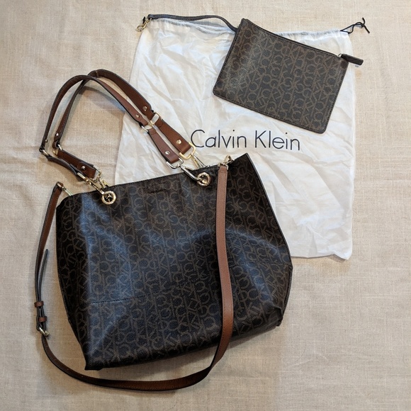 Calvin Klein Handbags - Calvin Klein reversible signature tote